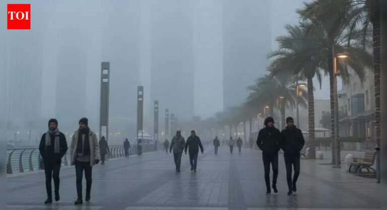 UAE weather alert: Temperatures to fall 6°C as rain and dense fog expected | World News