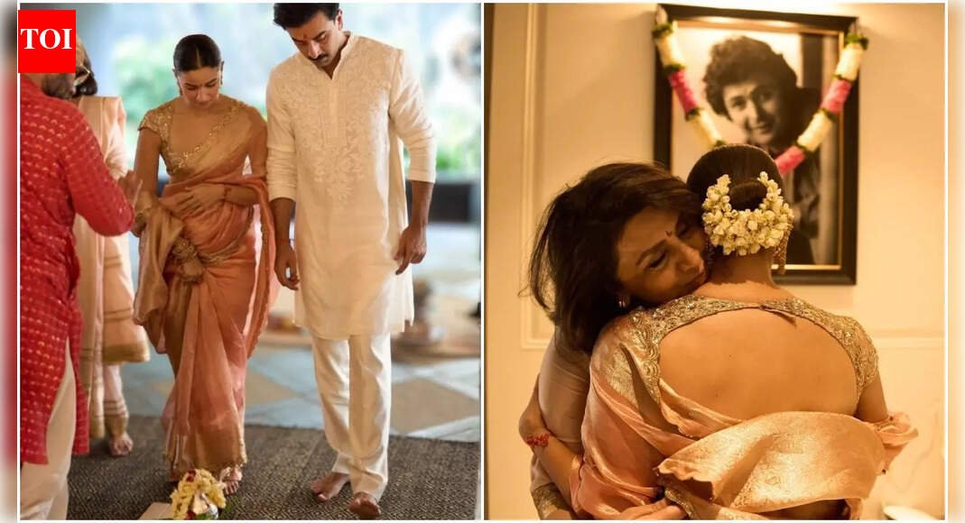 Alia Bhatt shares glimpses of griha pravesh puja with Ranbir Kapoor, drops adorable PICS from daughter Raha’s birthday.