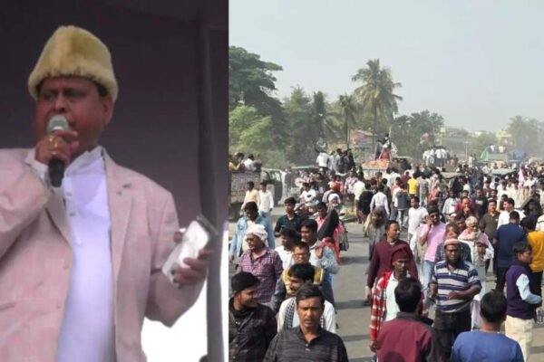 Suspended TMC MLA Humayun Kabir lays the foundation stone for ‘Babri Masjid’ | Kolkata News