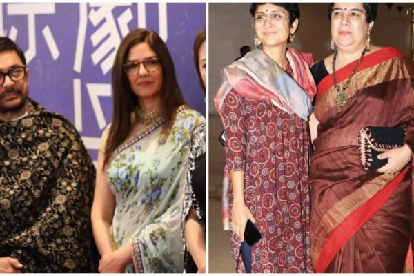 Aamir Khan connects with his ex-wives Kiran Rao and Reena Dutta and talks candidly about his girlfriend Gauri Spratt. “In reality, we are all one family.