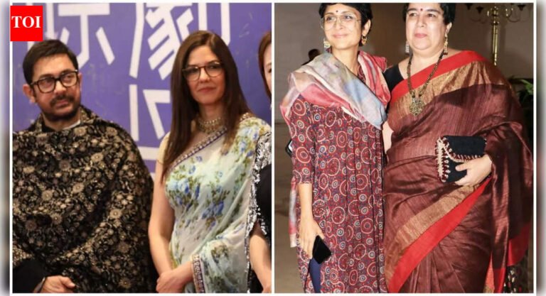 Aamir Khan connects with his ex-wives Kiran Rao and Reena Dutta and talks candidly about his girlfriend Gauri Spratt. “In reality, we are all one family.