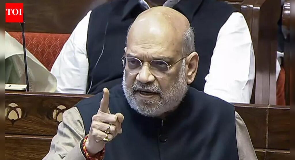 In a Rajya Sabha speech, Amit Shah claimed that the opposition was demeaning “Vande Mataram” by linking it to the Bengal elections.