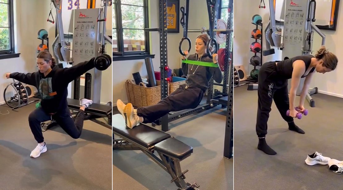 A Look Inside Jessica Biel’s Body Building Process for “The Better Sister”