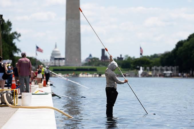 Former Olympic canoeist David Hearn, who was arrested at the Reflecting Pool.