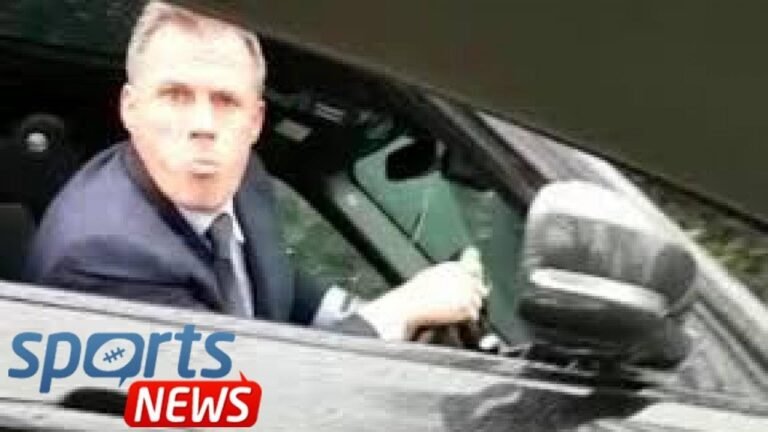 Jamie Carragher CLOSE TO TEARS in Sky News grilling after vile spit at rival fan