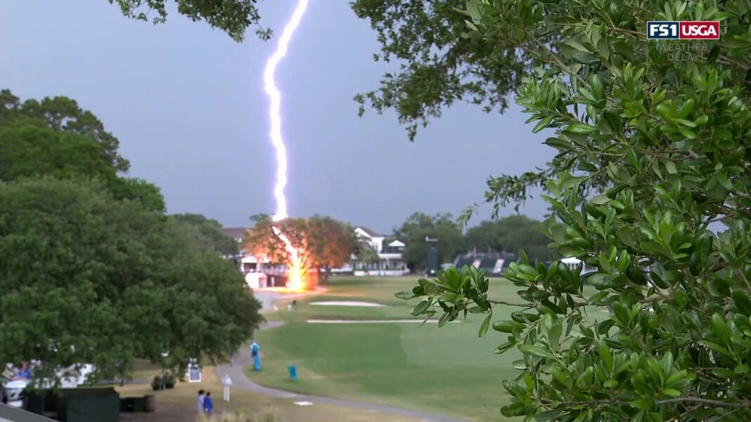 Lightning Strikes at the 2019 U.S. Women’s Open Lightning Strikes at the 2019 U.S. Women’s Open