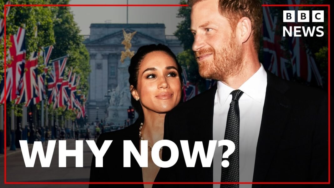 Harry and Meghan are returning to the UK but why now? | BBC News Harry and Meghan are returning to the UK but why now? | BBC News